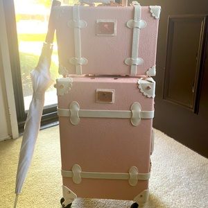Vintage Trunk Luggage Travel Set! 🧳💕